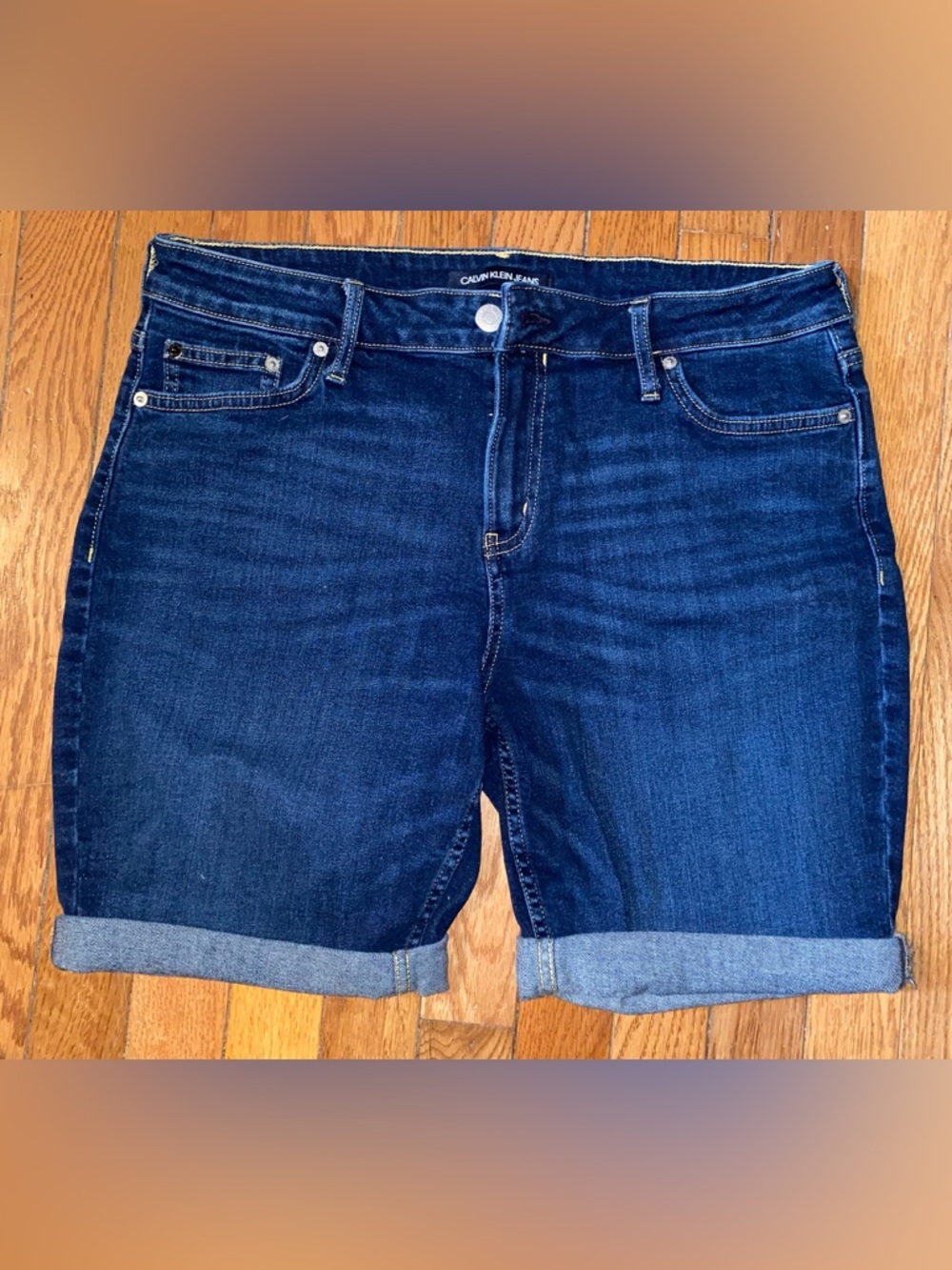 Calvin Klein Jeans shorts women’s size 12 stretch Blue  Jeans